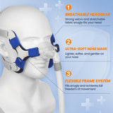 IDEAR N20 masque nasal grand taille : confort et étanchéité durable.