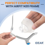 Idear silicone-doux-coussinet-nez-n20: douceur et ajustement confortable autour du nez.