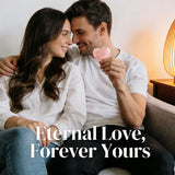 Ideayard Coeur quartz rose déco, pierre naturelle pour une ambiance zen.