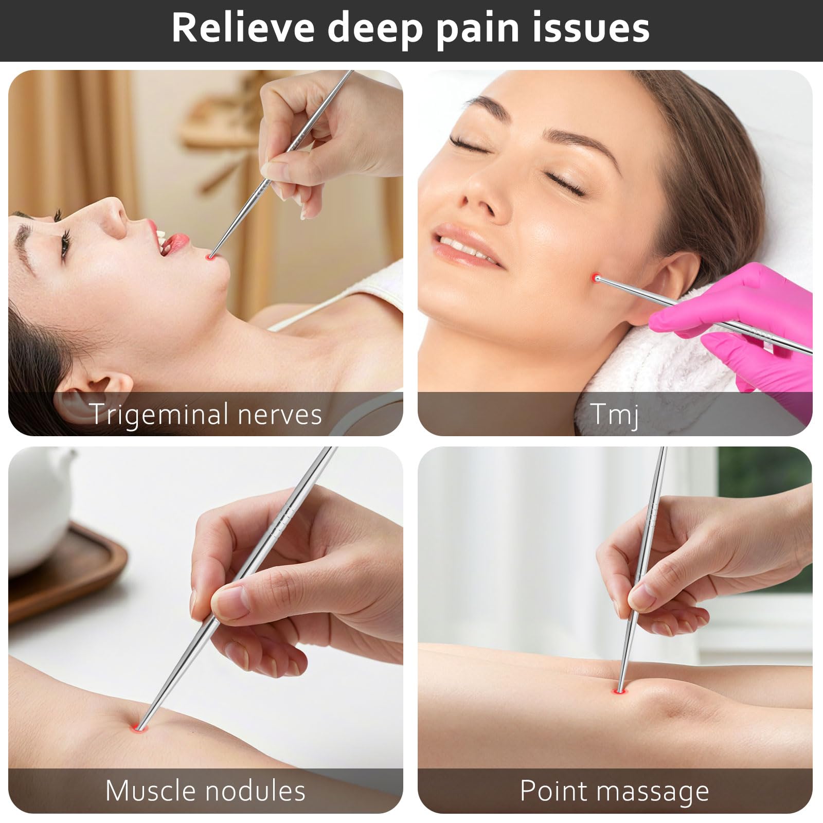 Ideayard pression reglable points sensibles pour un massage contrôlé.