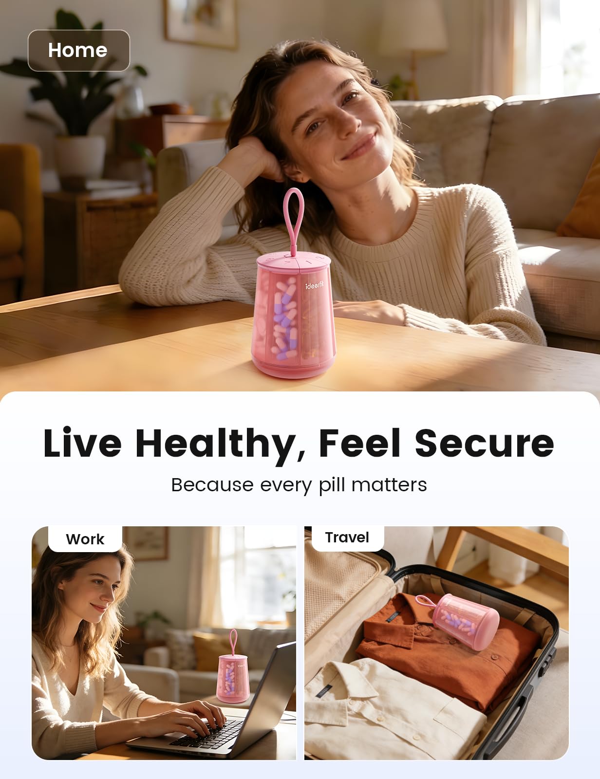 Ideerfit-base-transparente permet de vérifier rapidement le stock restant.