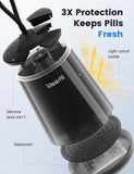 Ideerfit boite pilules etanche avec desiccant protection contre humidité et vapeur