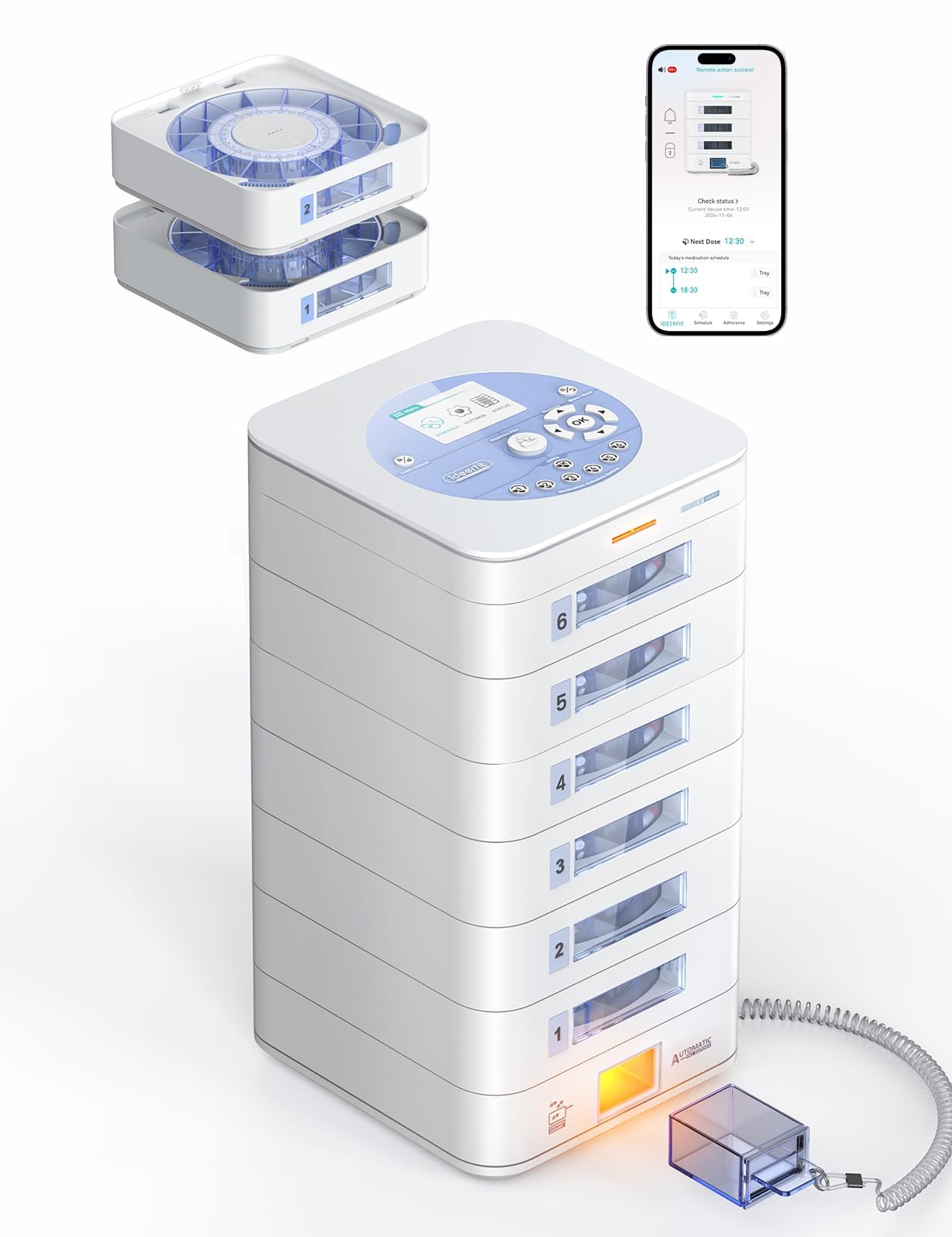 Ideerfit distributeur medicaments 84 jours, organisation simplifiée pour les routines.