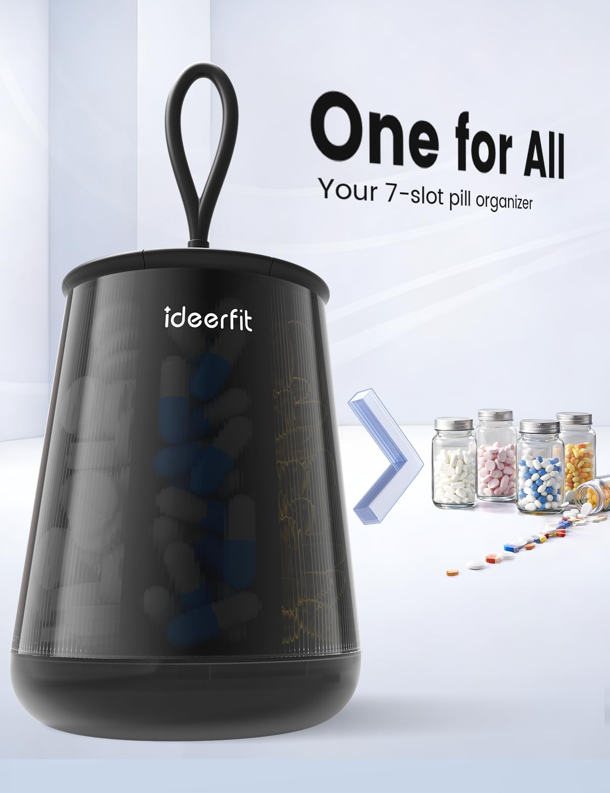 Ideerfit materiau alimentaire sans danger contact alimentaire sûr pour vitamines