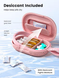 Ideerfit pilulier voyage avec 3–6 compartiments pour routine variée.