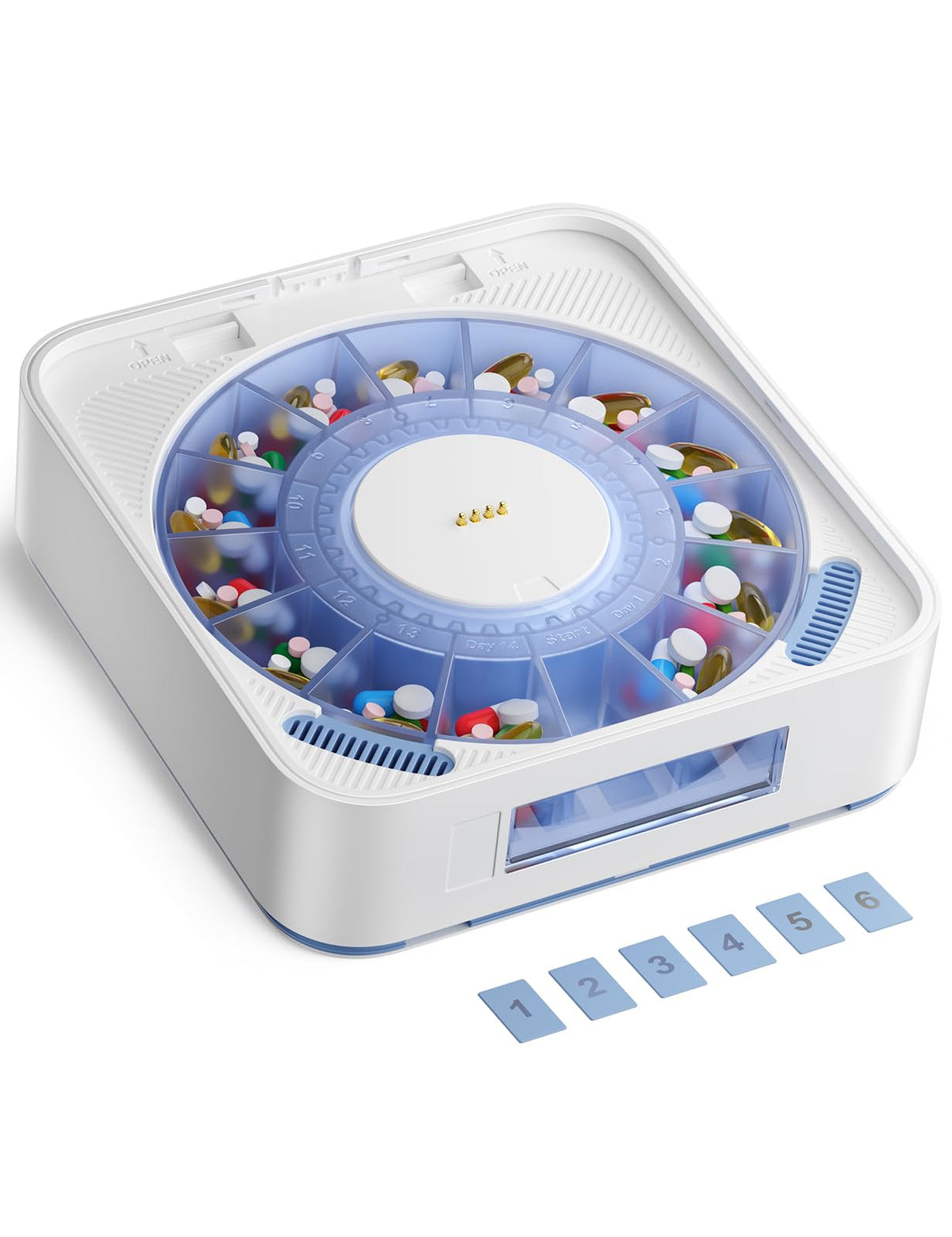 Ideerfit tiroir-extension 14 compartiments facilite le rangement quotidien des médicaments