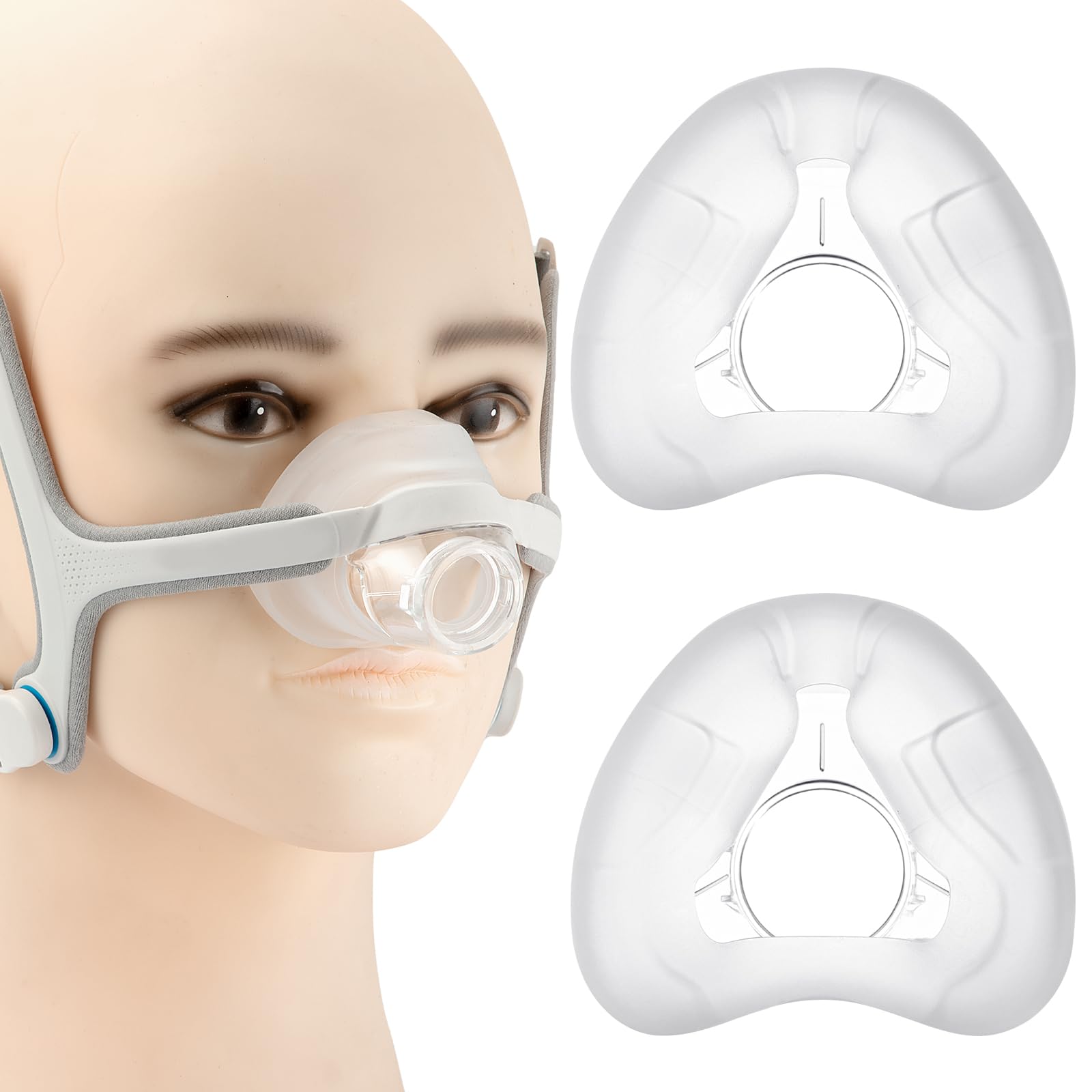 Coussin nasal Iduola AirFit N20, remplacement en 2 pièces pour un ajustement fiable