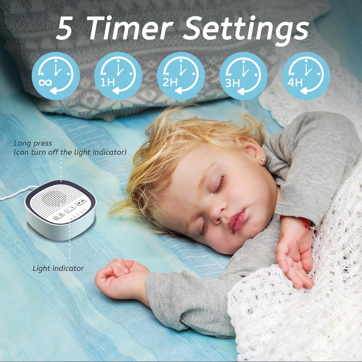 iEasy Sleep: mémoire de volume sur 32 niveaux pour retrouver son son préféré