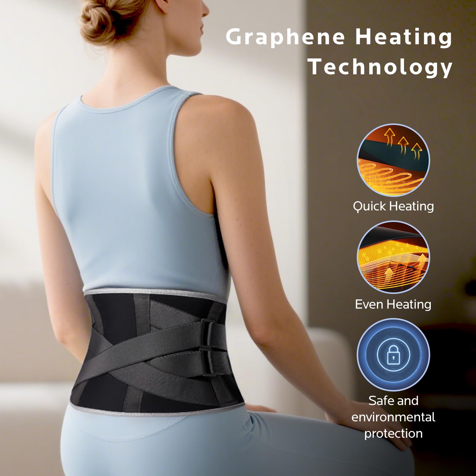 IENIN utilise la technologie graphene-chaleur pour une diffusion rapide et ciblée.