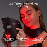 IFAE masque lumière rouge cou pour contour plus défini