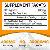 Ifendly Shilajit, tiges de dosage pour un dosage précis.