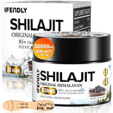 Ifendly Shilajit Résine 600 mg en bouteille, vitalité potentielle pour la vie quotidienne.