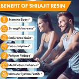 Ifendly Shilajit Résine, dissolution dans eau tiède pour une utilisation facile.