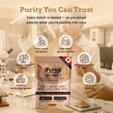 iFungi Life Force 7: emballage élégant et biologique.
