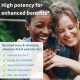 Igennus Couverture nutritionnelle pour femmes en âge reproductif, routine saine.