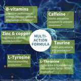 Igennus Focus - tableau d ingrédients soutenant l attention et la mémoire.