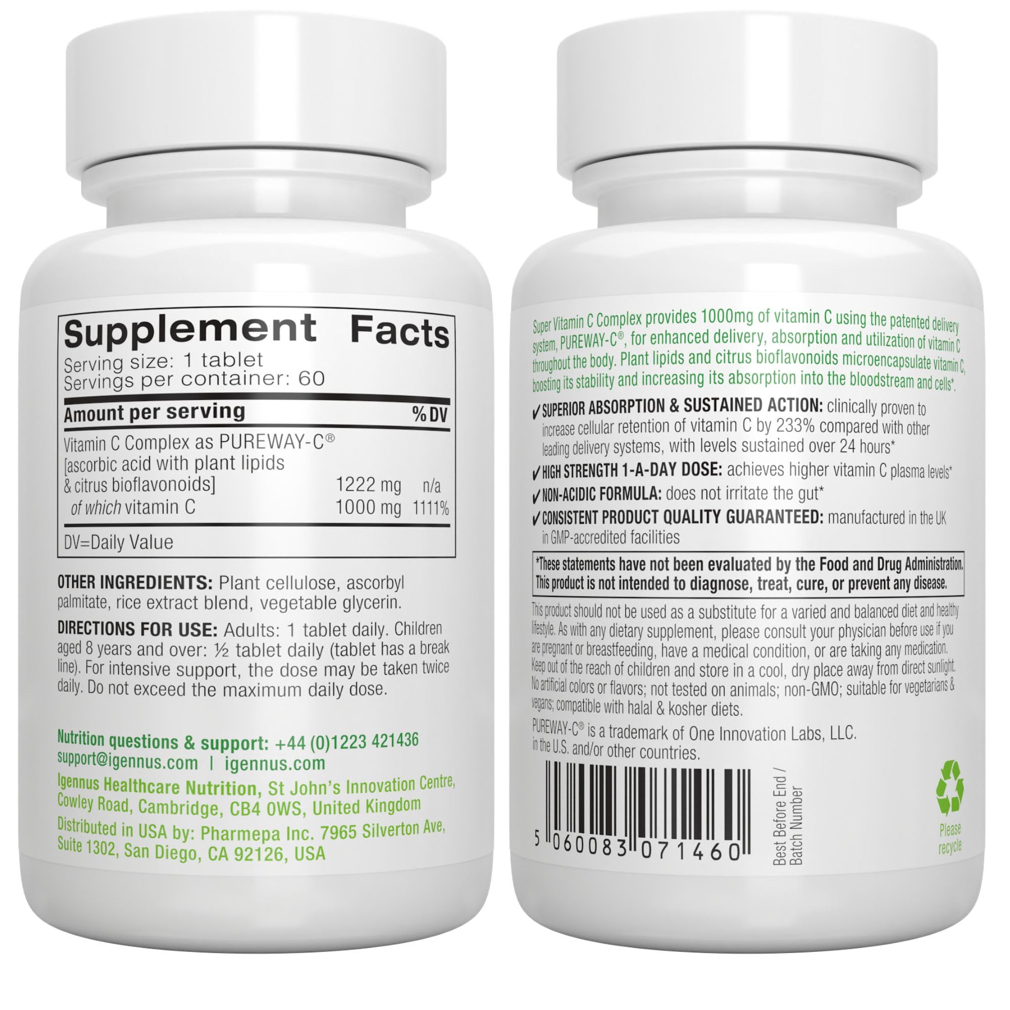Igennus sans additifs ni irritants pour l estomac.