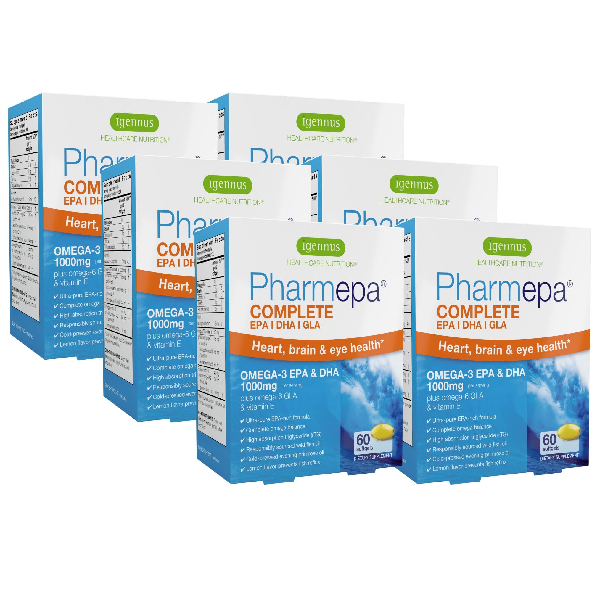 Igennus Pharmepa Complete: bouteille prête à l'emploi pour votre routine oméga-3.