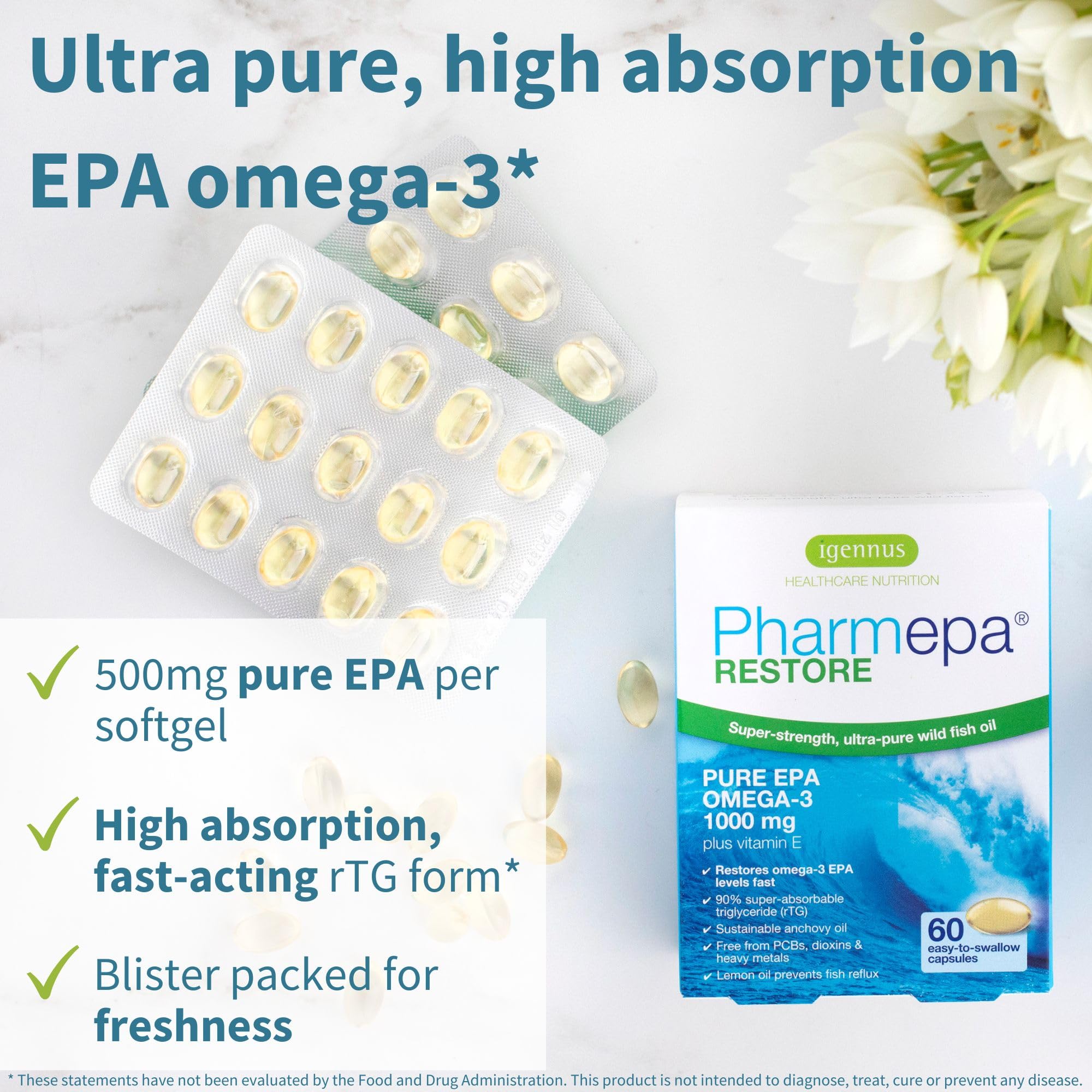Igennus Pharmepa Restore, blister haute barrière: protection contre l'oxydation et fraîcheur durable.