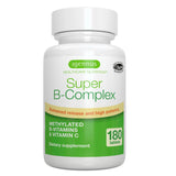 Igennus Super B-Complex, bouteille, énergie potentielle et soutien quotidien.