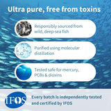Igennus Ultra Pure Omega-3 EPA 500mg – flacon avec bouchon et forme rTG.
