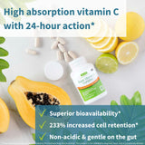 Igennus Vitamine C Pureway-C : microencapsulation lipidique améliore l absorption potentielle.