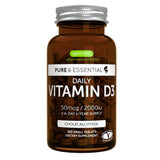 Igennus vitamine D3 2000 UI en bouteille, soutien immunitaire potentiel.