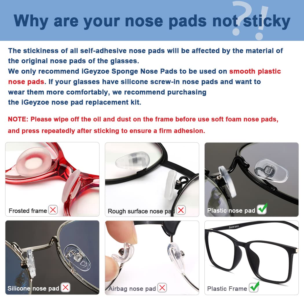 iGeyzoe adhésif nasal autocollant, remplacement pratique et adhérence durable.