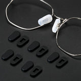 Coussins nasaux en silicone iGeyzoe doux pour lunettes offrant un maintien amélioré.