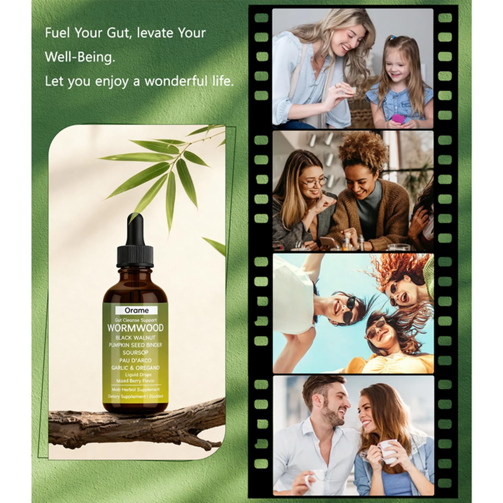 IGTWG Orame Gouttes: étiquette vegan et formulation naturelle