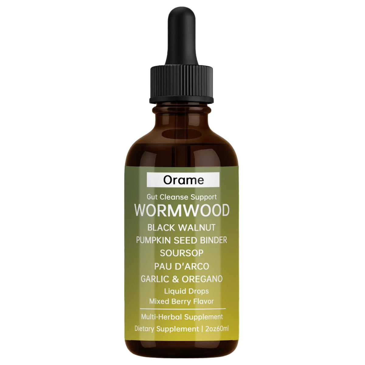 IGTWG Orame Gouttes: flacon avec noix noire et armoise pour soutien digestif naturel