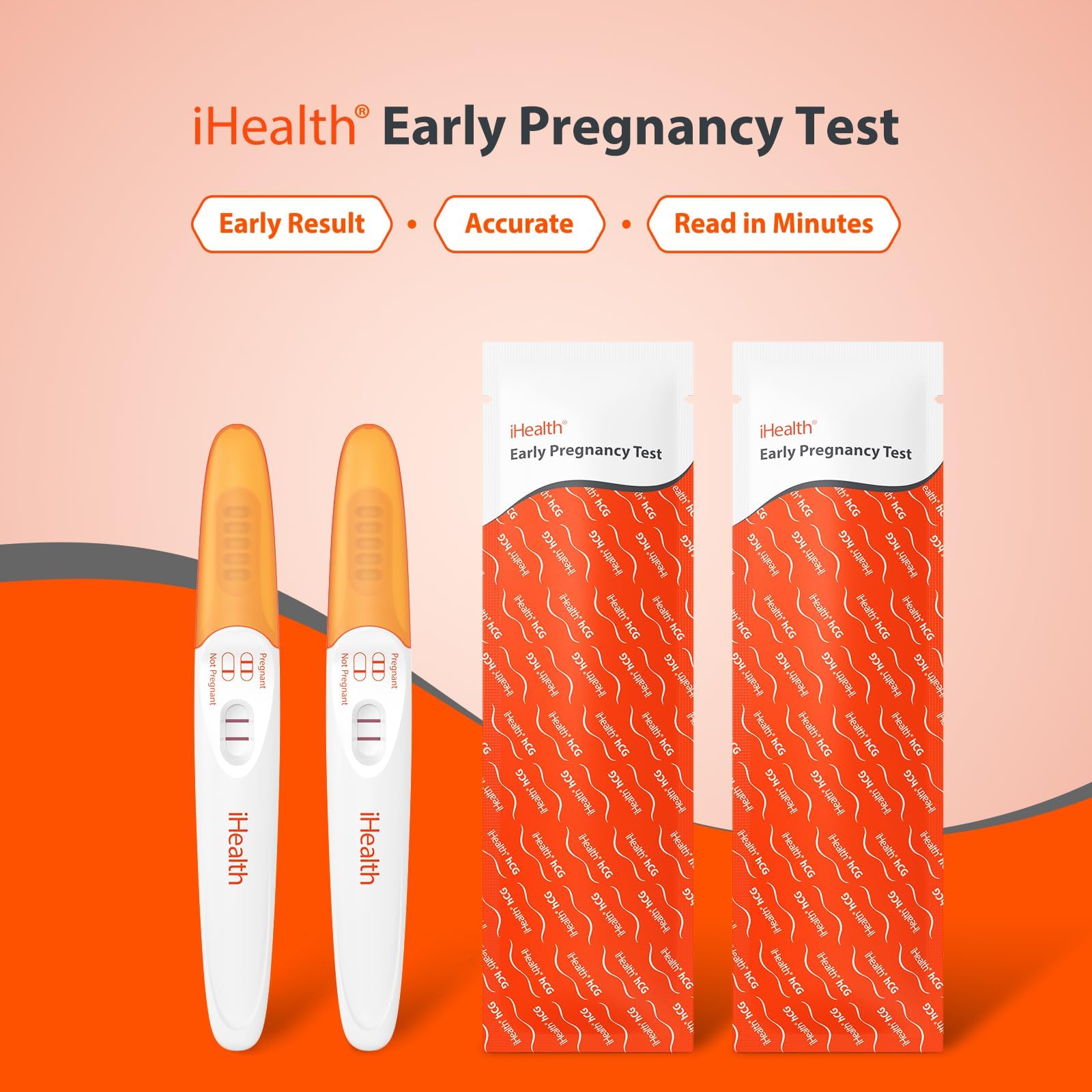 Emballage en foil du test iHealth protégé contre l’humidité.