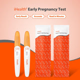 Emballage en foil du test iHealth protégé contre l’humidité.