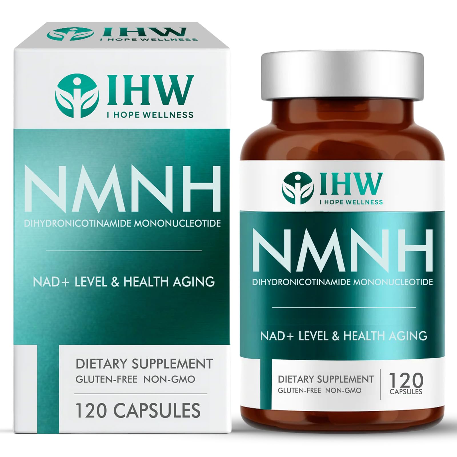 IHW NMNH bouteille 1000 mg: soutien potentiel à l'énergie et au métabolisme.