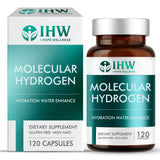 IHW tablettes d'hydrogène se dissolvant dans l'eau pour une hydratation pratique