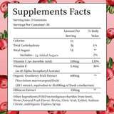 IIEltruiom gommes cranberry, gros plan sur gommes rouges, dégustation agréable.