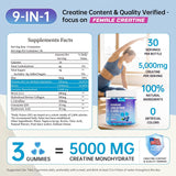 IIEltruiom gommes créatine ouverte, texture douce prête à mâcher.