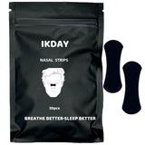 Bandes nasales IKDAY ouvrant les passages nasaux pour une respiration facilitée.