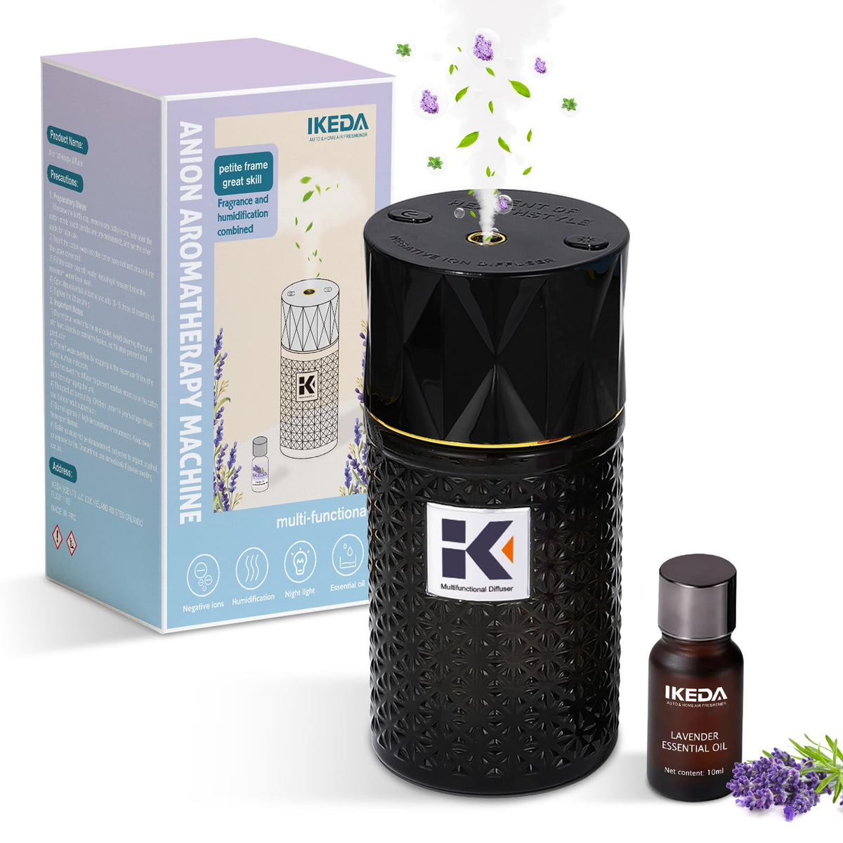 Ikeda Style-Life diffuseur huile essentielle 250ml lavande pour une atmosphère apaisante.