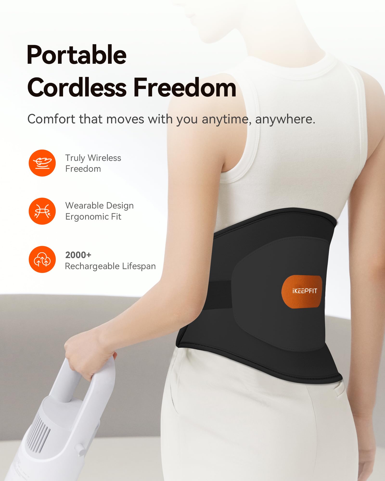 IKEEPFIT bandes extension 12-28 pouces – ajustement confortable pour la taille.