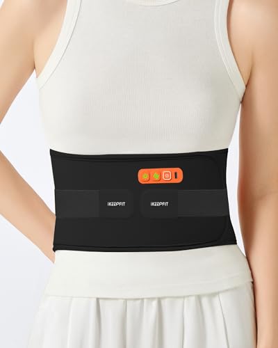 IKEEPFIT ceinture chauffante dos arrière assure un soutien lombaire lors des déplacements.
