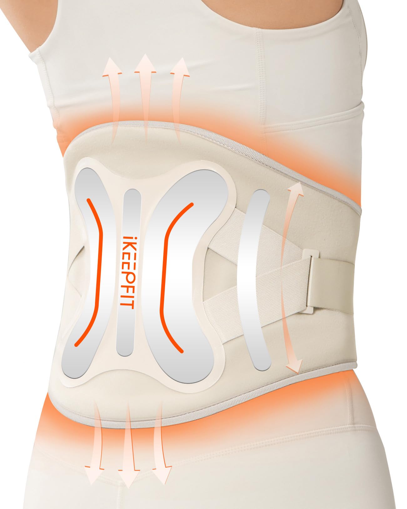 IKEEPFIT MAXwarm 4.0 ceinture-chauffante-dos: chaleur ciblée et confort.