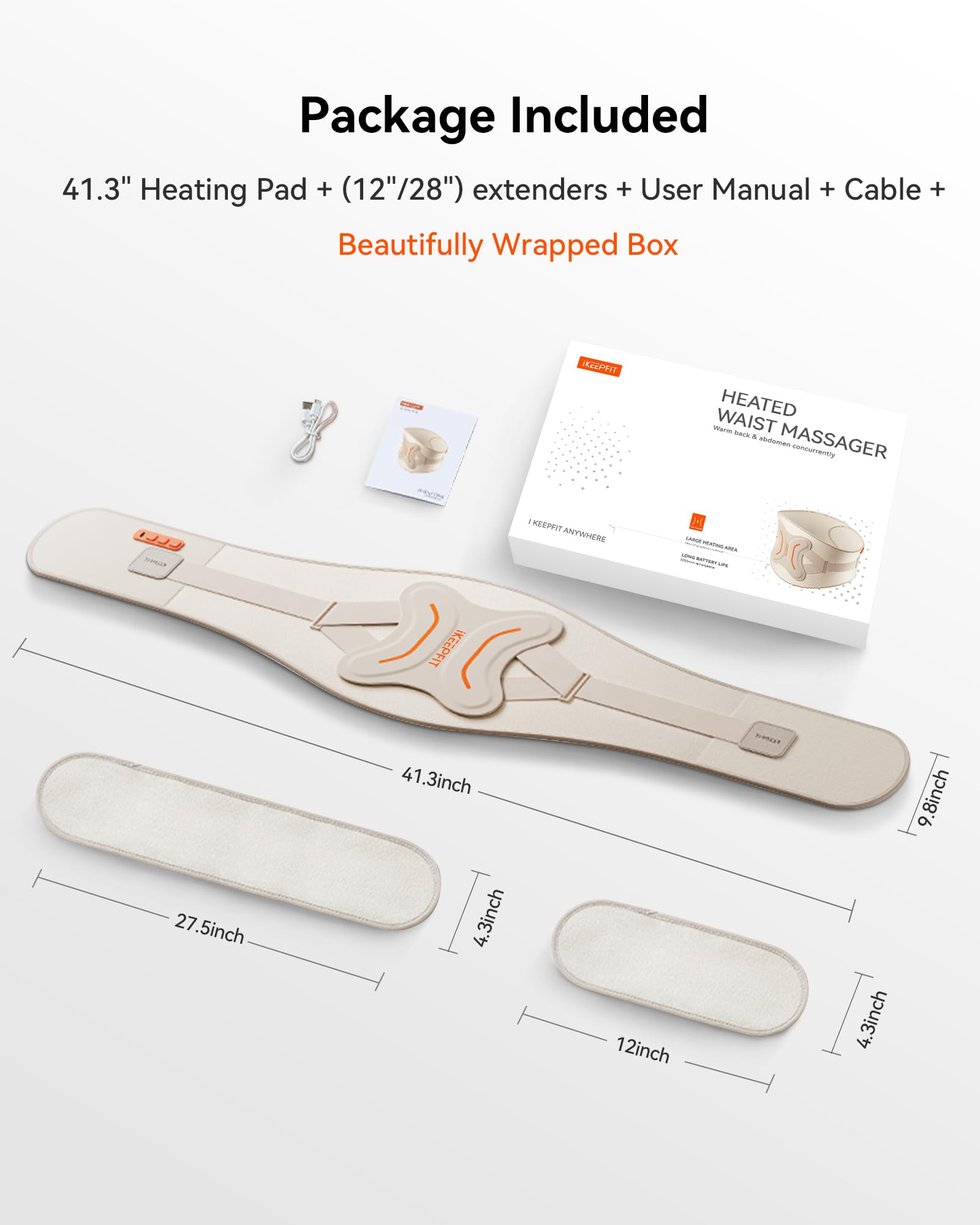 IKEEPFIT MAXwarm 4.0 – portable et pratique pour bureau et maison.