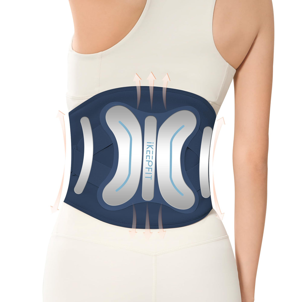 IKEEPFIT MAXwarm 4.0 – zone chaleur dos pour soulager les tensions.