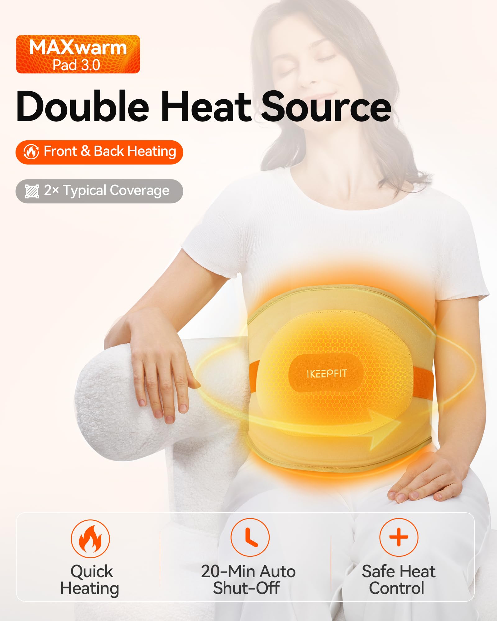 IKEEPFIT-support-lombaire-double-bretelles – maintien lombaire pendant les mouvements.