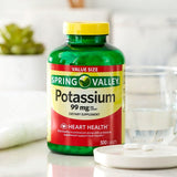 Emballage extérieur Ikj Potassium Caplets avec logo et nom.