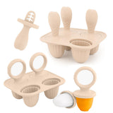 ILEYLUY moules glace silicone ensemble, sécurité et pratique pour premiers desserts.