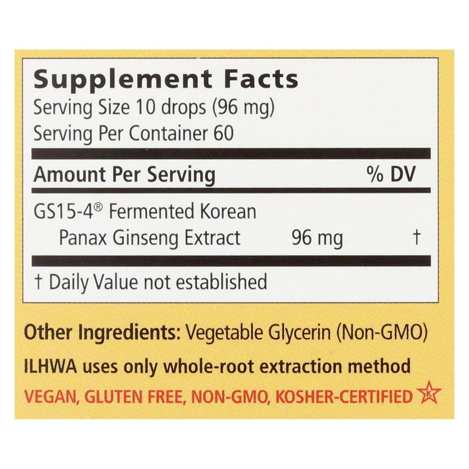 ILHWA Ginseng ELX en goutte, formulation enzymatique pour une utilisation pratique