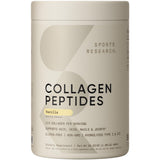 Sports Research Collagène Peptides – Hydrolysé Type I & III, Poudre pour Peau, Ongles et Articulations