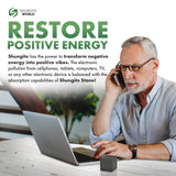 Shungite World Cube Brut 30 mm – Protection Énergétique, Déco Bureau & Méditation